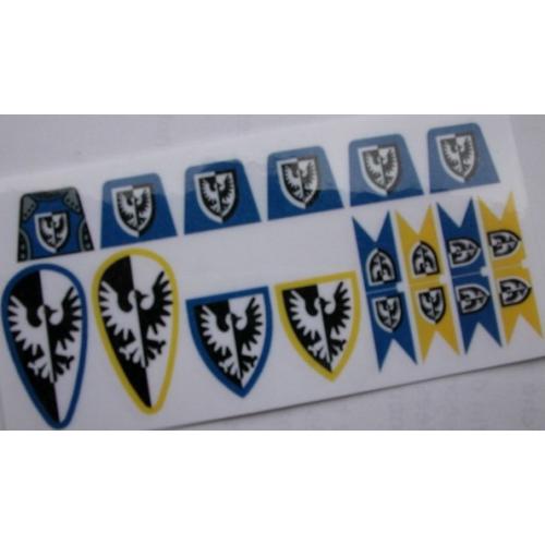 Castle Sticker Set "Black Falcons"
