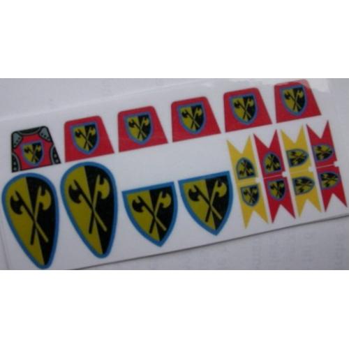 Castle Sticker Set "Crusaders"