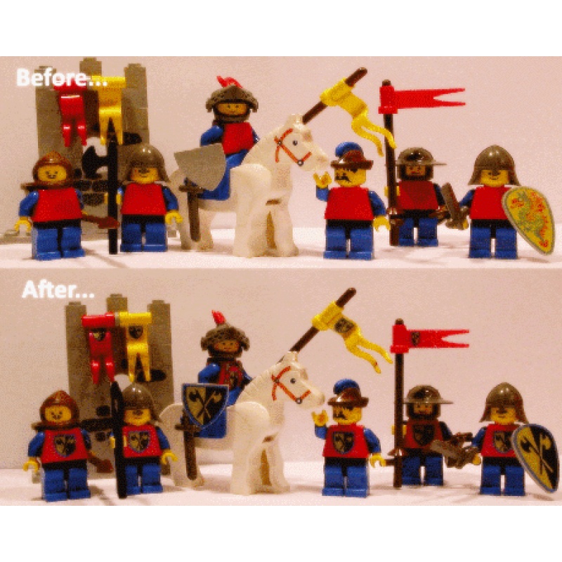 Castle Sticker Set "Crusaders"